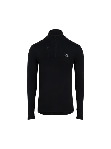 DANISH ENDURANCE Langarmshirt Half Zip in schwarz