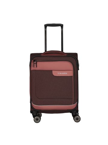 travelite VIIA 4-Rollen Kabinentrolley 55 cm in frühlingsrose