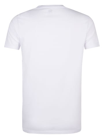 Petrol Industries 2er-Pack Basic T-Shirt V-Ausschnitt Legacy in Weiß