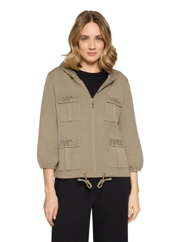 Betty Barclay Shirtjacke mit Kapuze in Soft Olive