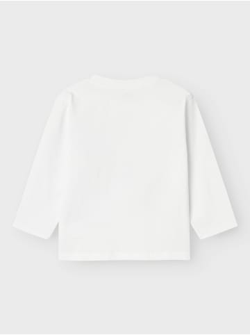 name it Langarmshirt Rundhals Monstertruck Longsleeve 3D Patch-Print in Weiß-2