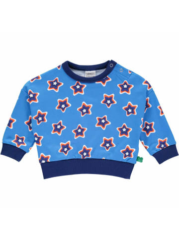 Fred´s World by GREEN COTTON Sweatshirt in blue/blue/blue/Mandarin