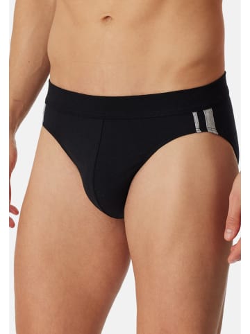 Schiesser Rio Slip / Unterhose 95/5 Stretch - Organic Cotton in Schwarz