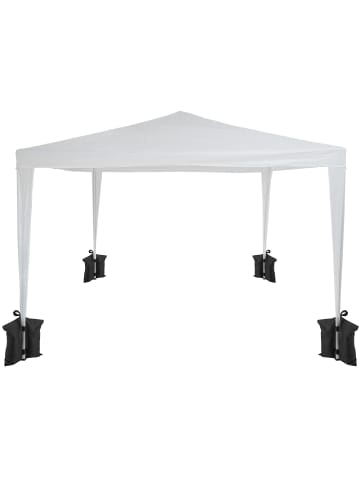 tectake 4er Set Pavillon Gewichte Saborra vielfach verwendbar, schwarz