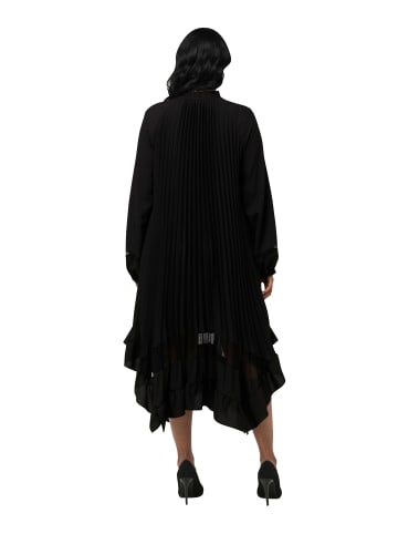 Ulla Popken Midikleid in schwarz