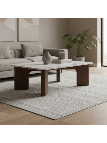 KADIMA DESIGN Outdoorteppich Boho Wetterfest UV-beständig Waschbar in Grau