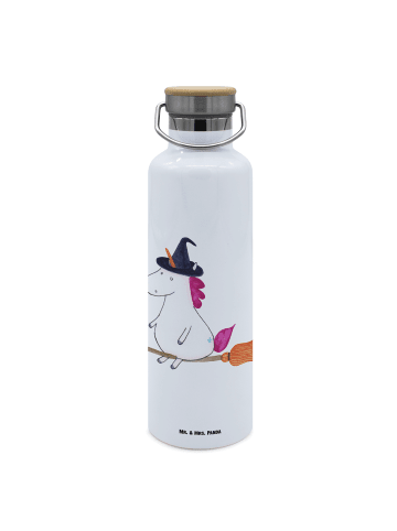 Mr. & Mrs. Panda Trinkflasche Einhorn Hexe ohne Spruch in Weiß