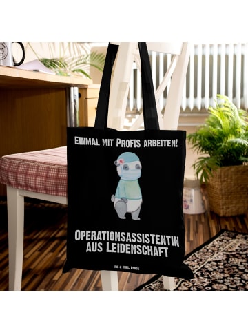 Mr. & Mrs. Panda Strandtasche Operationsassistentin Leidenschaft... in Schwarz