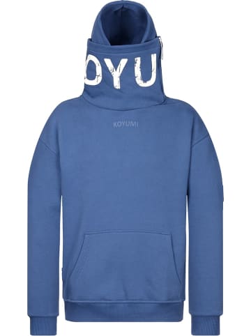 KOYUMI Hoodie "Free your Neck / KOYM-2322" in Blau