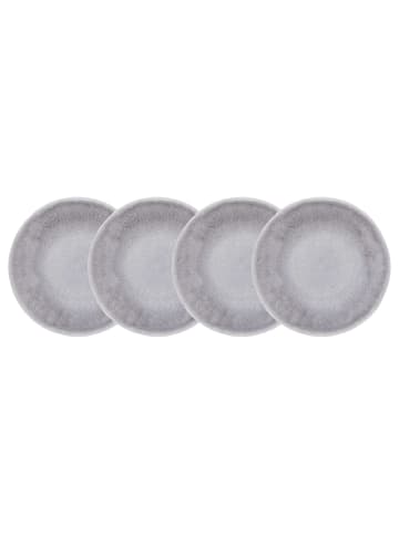 Butlers Frühstücksteller ATLANTIS 4er-Set in Grau