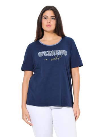 Ulla Popken Shirt in tintenblau