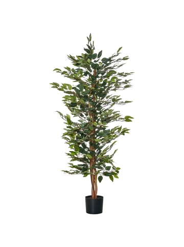 HOMCOM künstliche Pflanze in Grün 60L x 60B x 150H cm