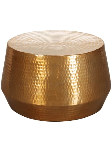KADIMA DESIGN Couchtisch Modern | Oriental Style, Alu-Design, Ablage in Gold
