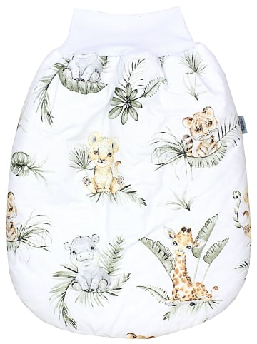 TupTam Baby Strampelsack mit Bund für Mädchen  und Jungen in braun/grün