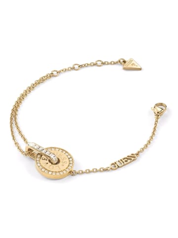 Guess Damen-Armband Love Charm Goldfarben