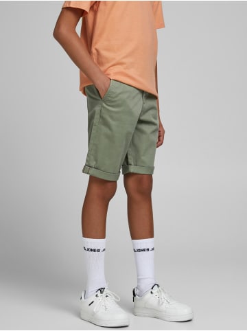 JACK & JONES Junior Chinoshorts in deep lichen green