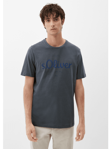 s.Oliver T-Shirt kurzarm in Grau