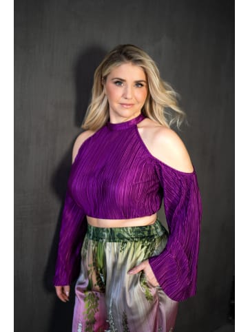 Ulla Popken Langarmshirt in lila