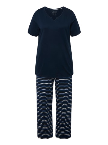 Ulla Popken Pyjama in nachtblau