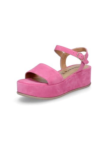 Tamaris Plateau-Sandalette in Fuchsia