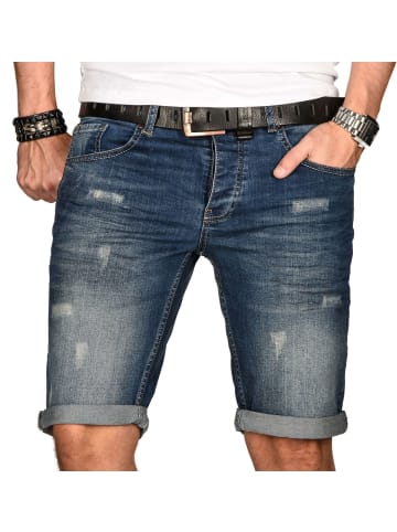 Alessandro Salvarini Salvarini-Shorts-Multi1 in Jeansblau