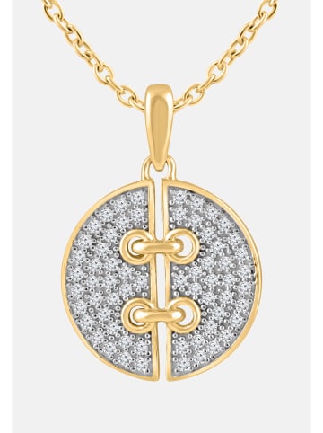 Diamant Exquis Halskette aus 585 Gelbgold mit Diamant
