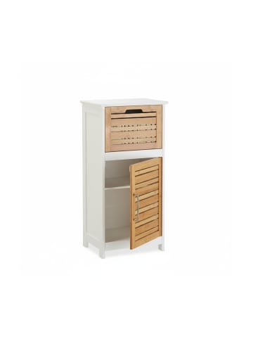 relaxdays Beistellschrank in Weiß - (B)40 x (H)83 x (T)30 cm