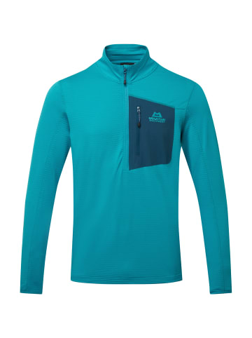 MOUNTAIN EQUIPMENT Langarmshirt M LUMIKO ZIP-T in Azurblau