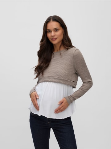 mama licious Bluse in Fossil