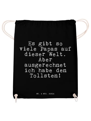 Mr. & Mrs. Panda Sportbeutel Es gibt so viele... mit Spruch in Schwarz