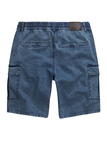 Men Plus Bermuda in blue denim