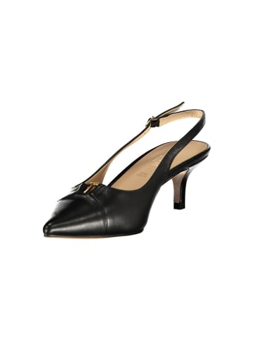 Twinset Schwarz Leder Damen Sandale
