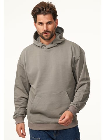 SOULSTAR Kapuzenpullover - S2OSAN Oversize Hoodie mit Button Sweater in Grey