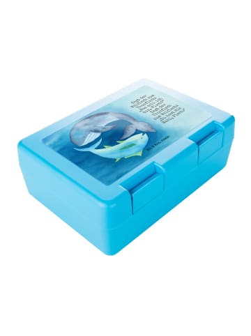 Mr. & Mrs. Panda Bento Box Walfisch Thunfisch Design mit Spruch in Weiß