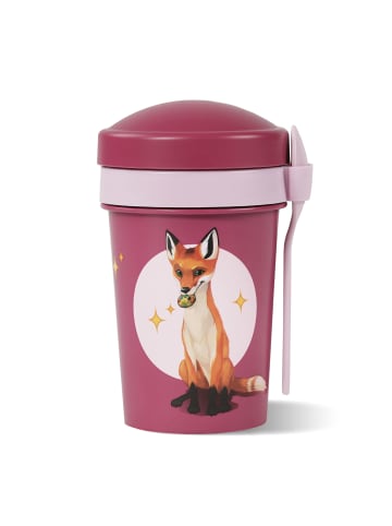 Stoneline Die Schule der Magischen Tiere Müslibecher To Go | 540 ml | rPET in Rot