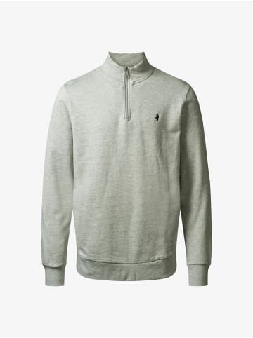 MCS Sweatshirt mit Halbreißverschluss Clement in Mélange