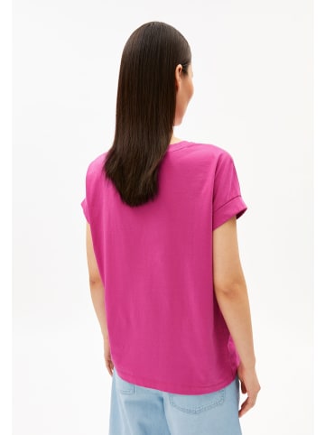 armedangels T-Shirt Idaara in fuchsia