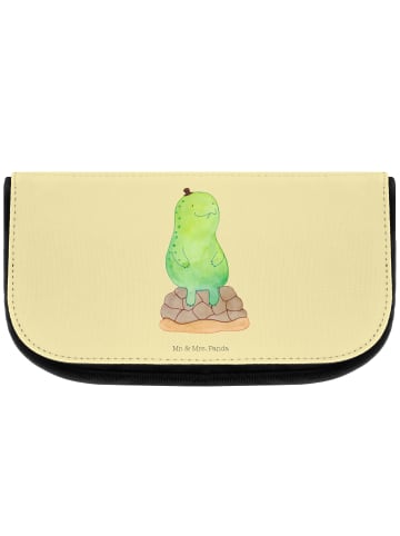 Mr. & Mrs. Panda Kulturbeutel Schildkröte Pause ohne Spruch in Gelb Pastell
