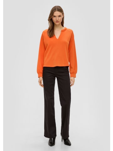 s.Oliver BLACK LABEL Sweatshirt langarm in Orange