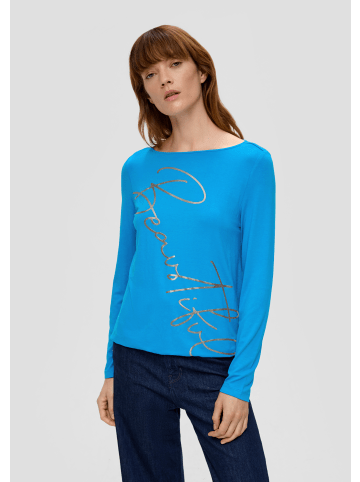 s.Oliver T-Shirt langarm in Blau