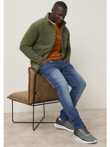 Kangaroos Fleecejacke in dunkel grün