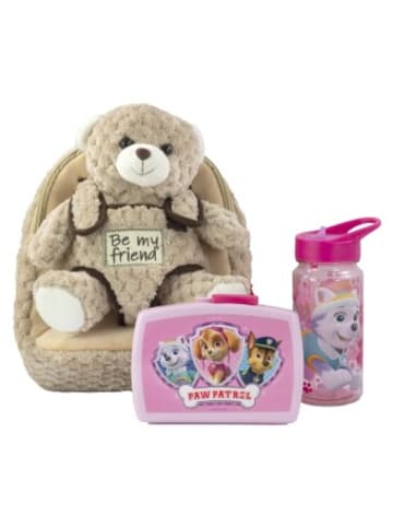 POS Nonbook - Plüschrucksack Bear Girl mit Brotdose und Trinkflasche