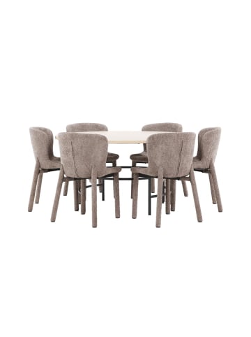 ebuy24 Whitewash 140 x 140 cm