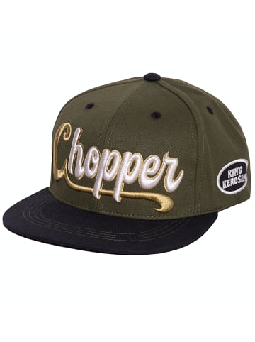 King Kerosin King Kerosin Snapback Cap Chopper 3D in grün
