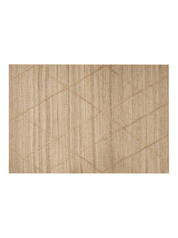 Beliani Kurzflor YUVACIK in Beige - (W) 160 x (L) 230 cm
