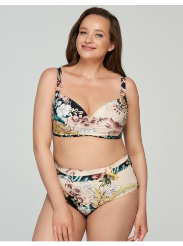 Marc and Andre Bikini Oberteil Flower Touch in Beige