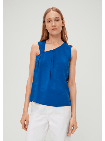 s.Oliver Bluse ärmellos in Blau