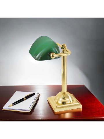 Licht-Erlebnisse Tischlampe (B)10 x (L)19 x (H)27.5 cm in Gold