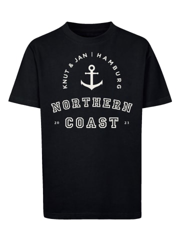 F4NT4STIC T-Shirt Northern Coast Knut & Jan Hamburg in schwarz