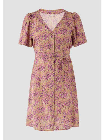 QS Kleid in 83A0_hellbraun